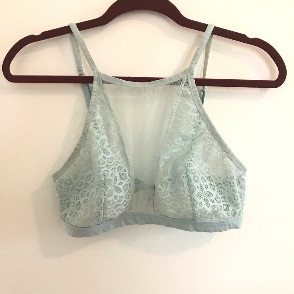 VS Lace Bralette Seafoam